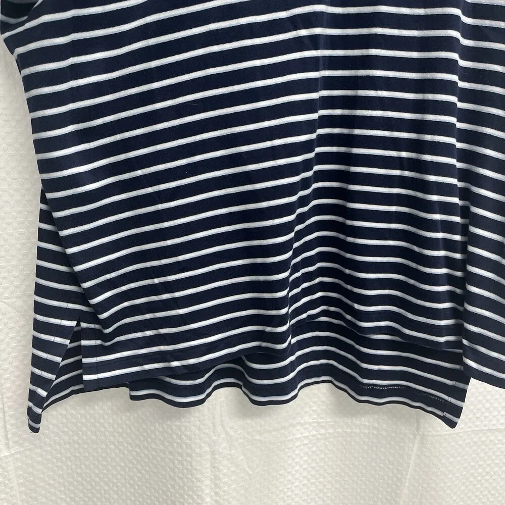 Polo Ralph Lauren Men’s Pima Cotton Blue & White Stripe Polo Shirt XL Flesh Pony